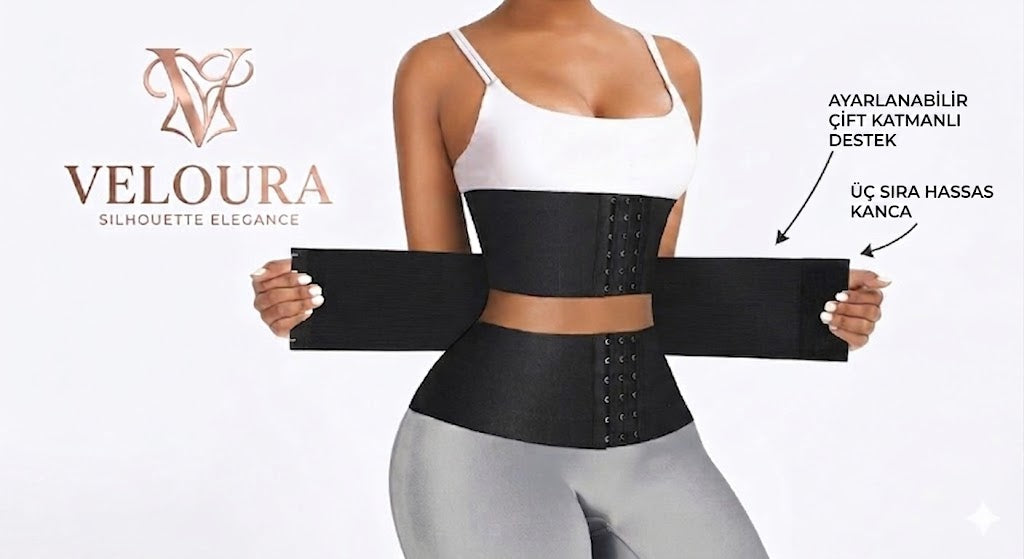 VELOURA DoubleShape™ Çift Katmanlı Bel Korsesi