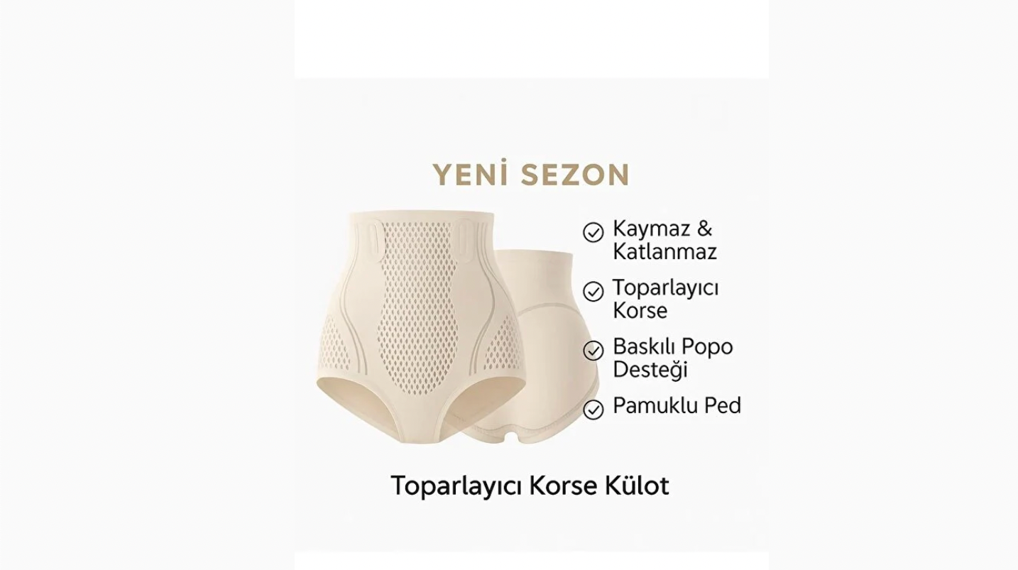 VELOURA Élégance Sculpt Luxe™ Premium Toparlayıcı Bel Korsesi