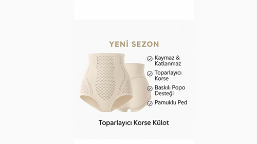 VELOURA Élégance Sculpt Luxe™ Premium Toparlayıcı Bel Korsesi