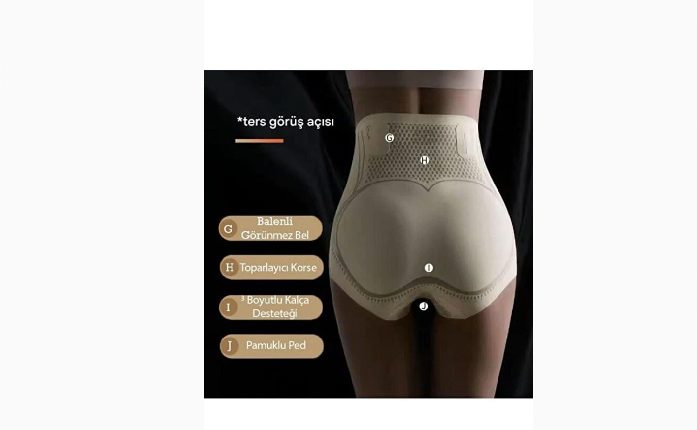 VELOURA Élégance Sculpt Luxe™ Premium Toparlayıcı Bel Korsesi