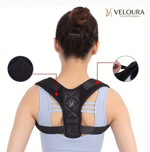 VELOURA PostureFit™ Dik Duruş & Omuz Destek Korsesi
